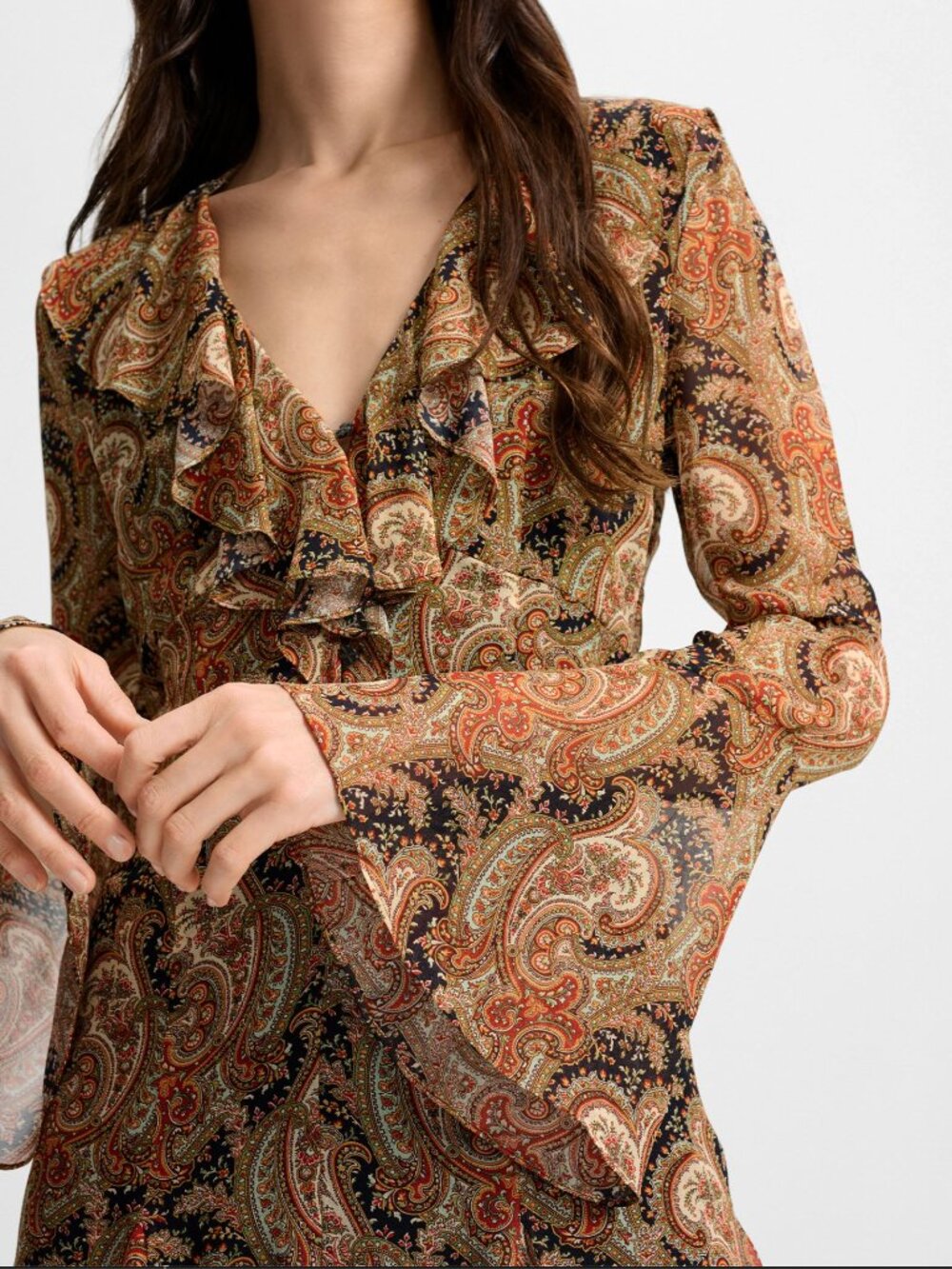 VERONICA BEARD Adrienne Silk Mini Dress